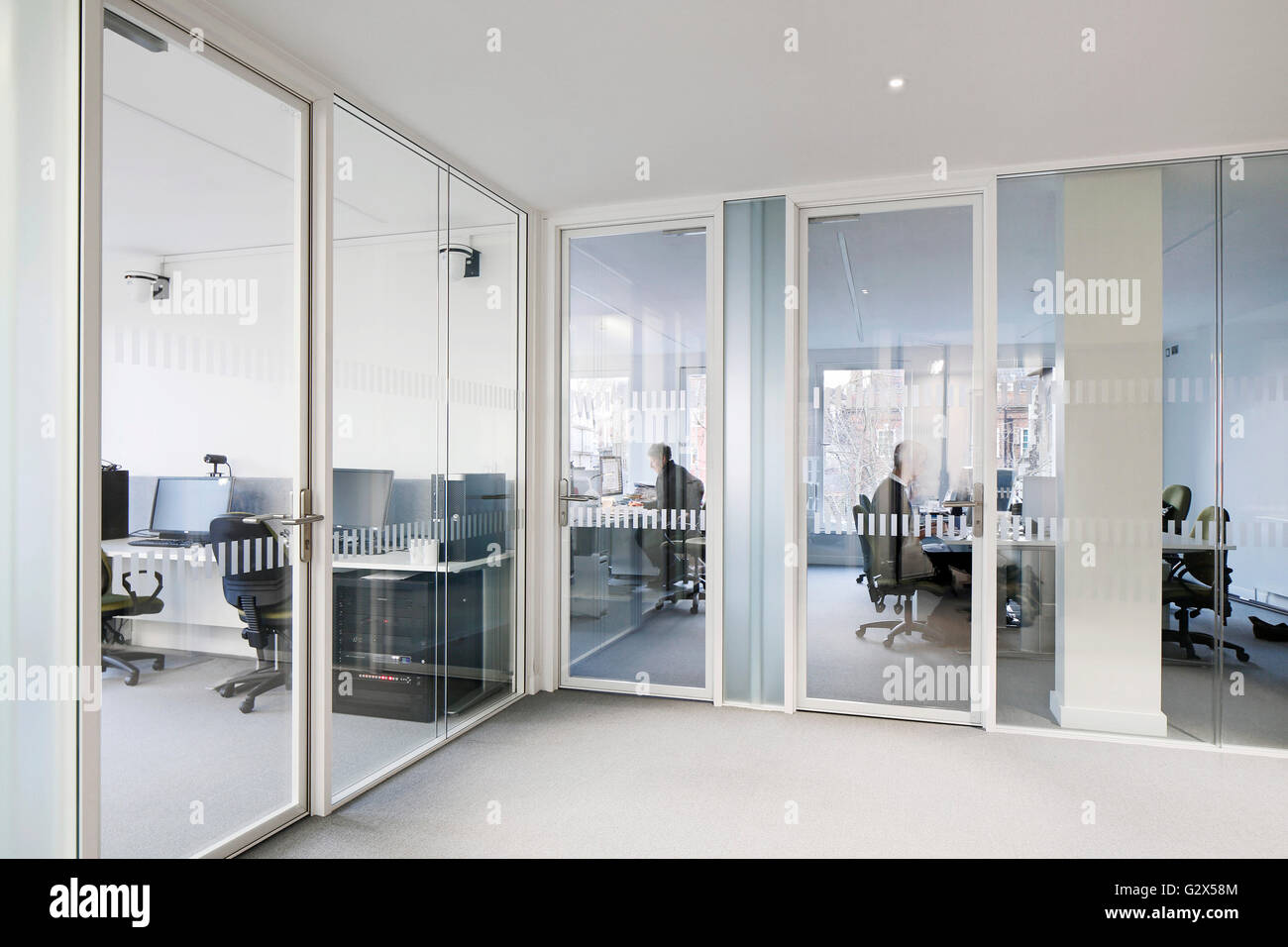 Small business incubation offices. Cavendish House, Norwich, United Kingdom. Architect: Hudson Architects, 2015. Stock Photo