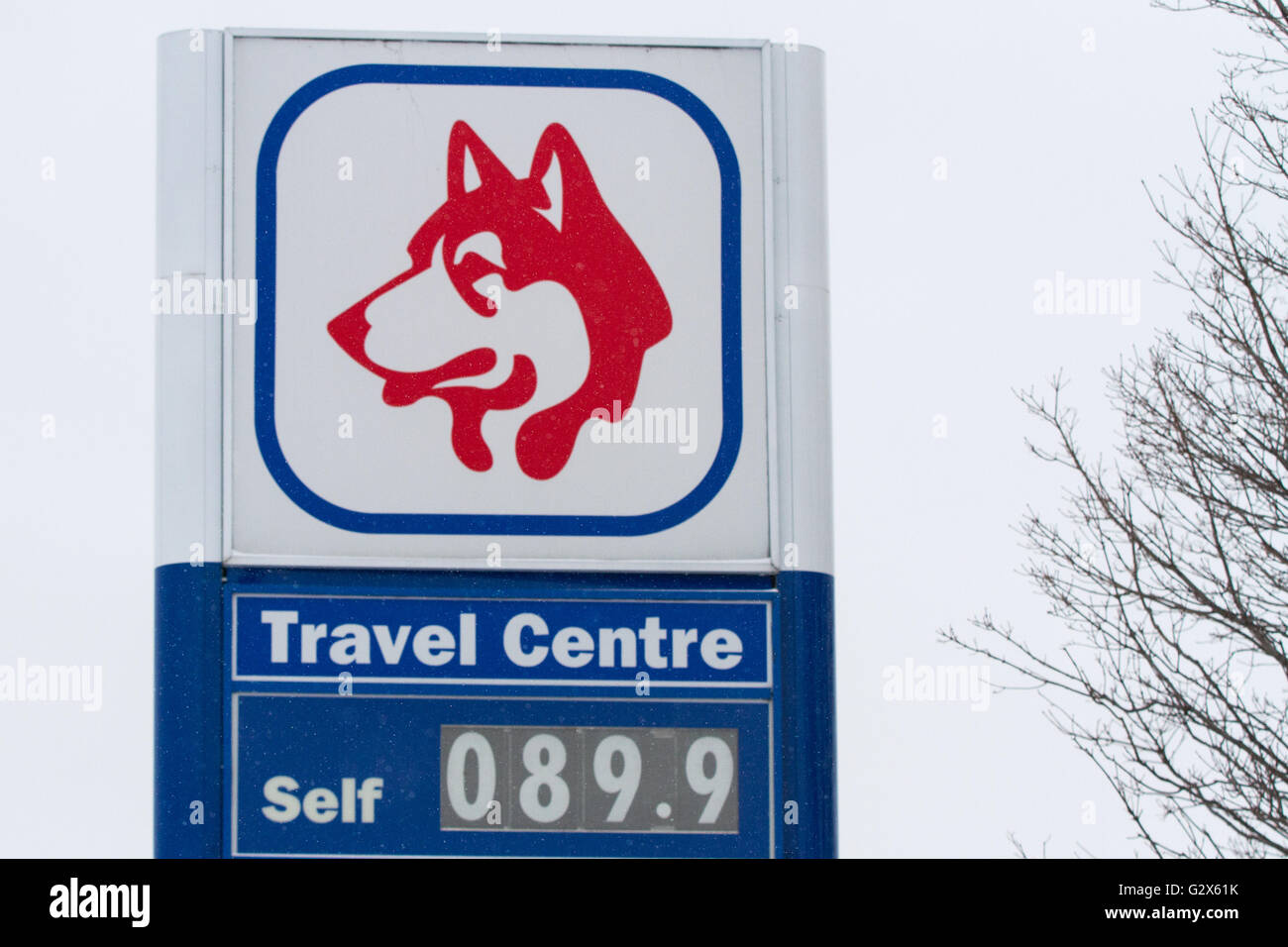 Husky gas station in Kingston, Ont., on Wednesday Feb 10, 2016 Stock