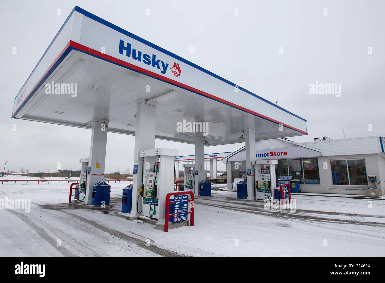Husky gas station hires stock photography and images Alamy
