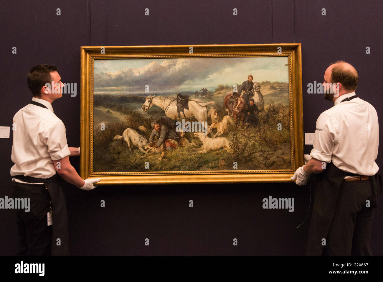 Sothebys contemporary russian art sale hi-res stock photography and images  - Alamy