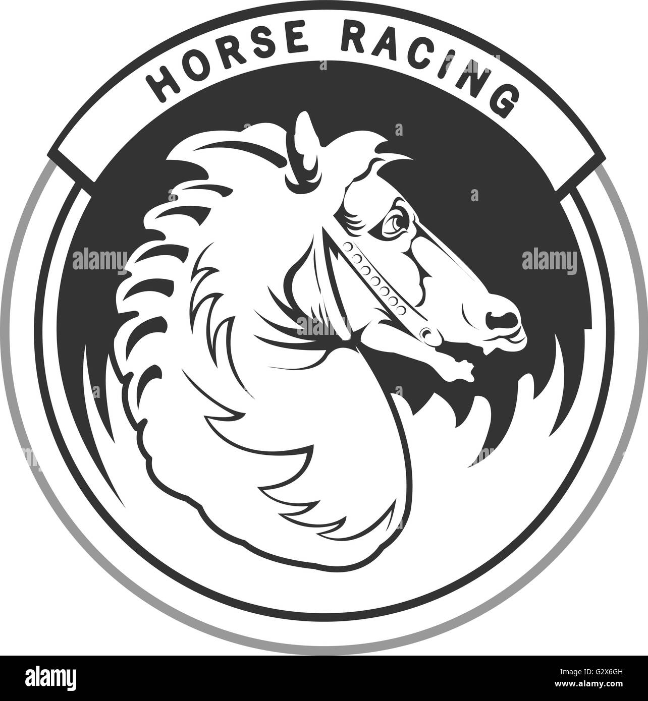 Horse racing Stock Vector