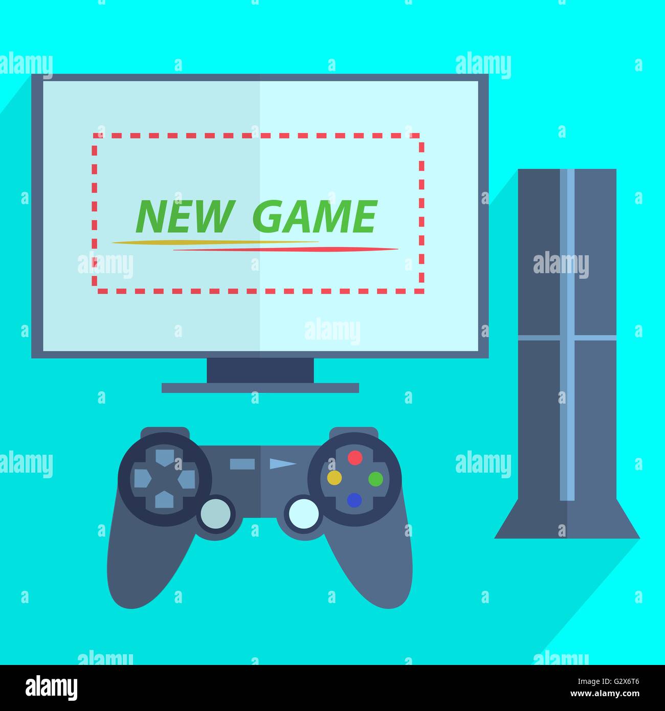 Handheld games console Stock Vector Images - Alamy