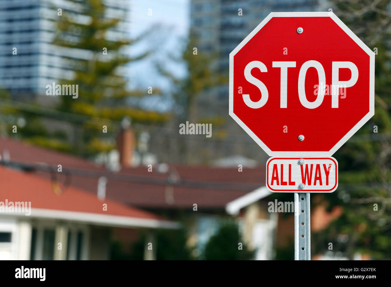 Stop sign Stock Photo