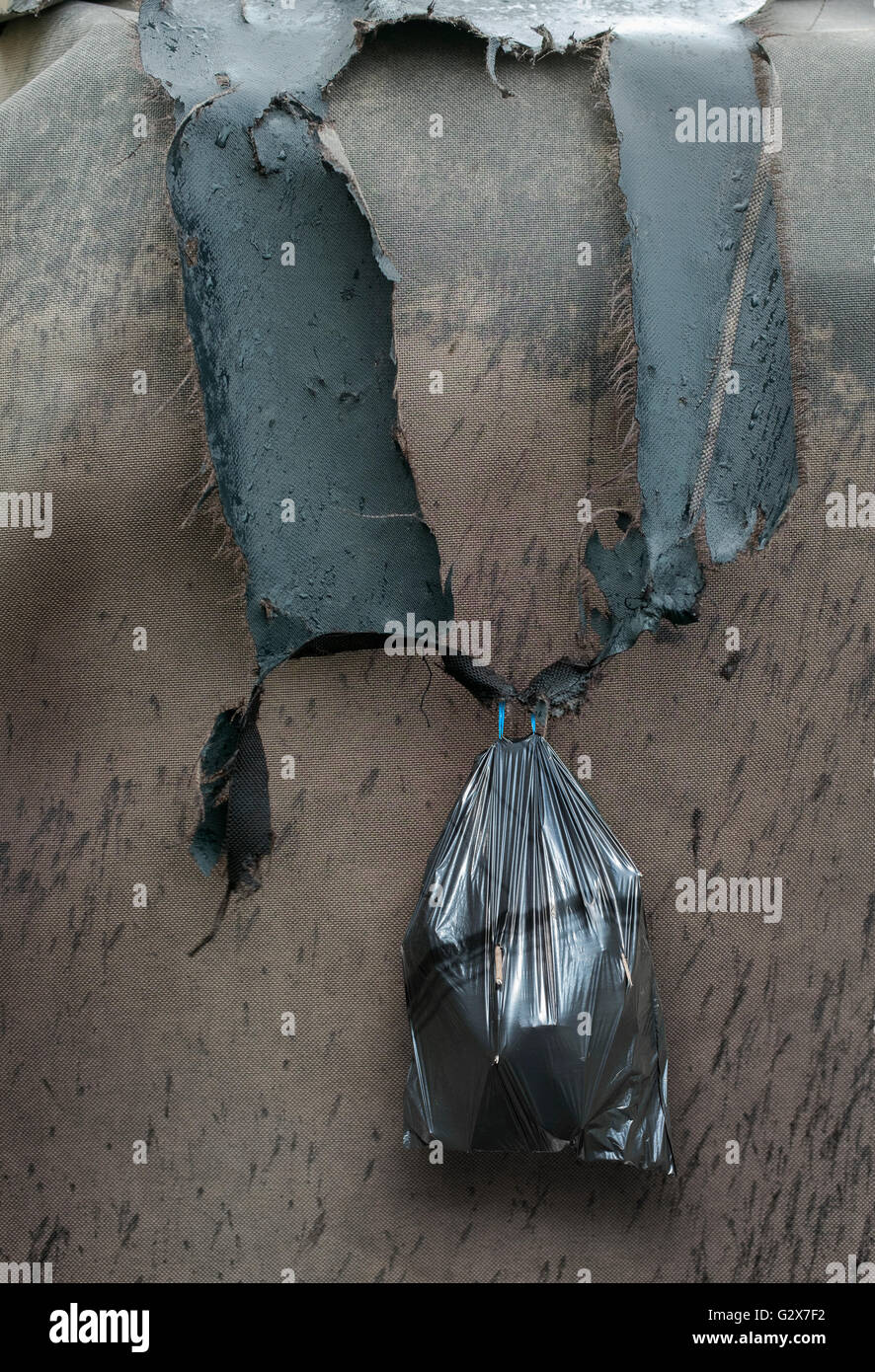 Surreal Torn Vinyl and Plastic Bag Stock Photo Alamy