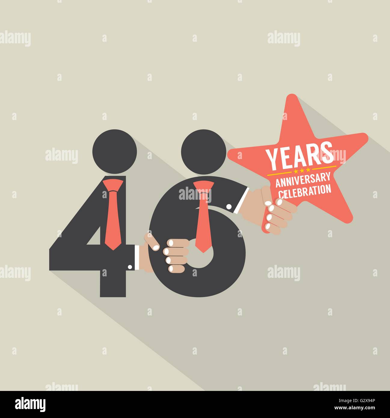 The 46th anniversary Stock Vector Images - Alamy