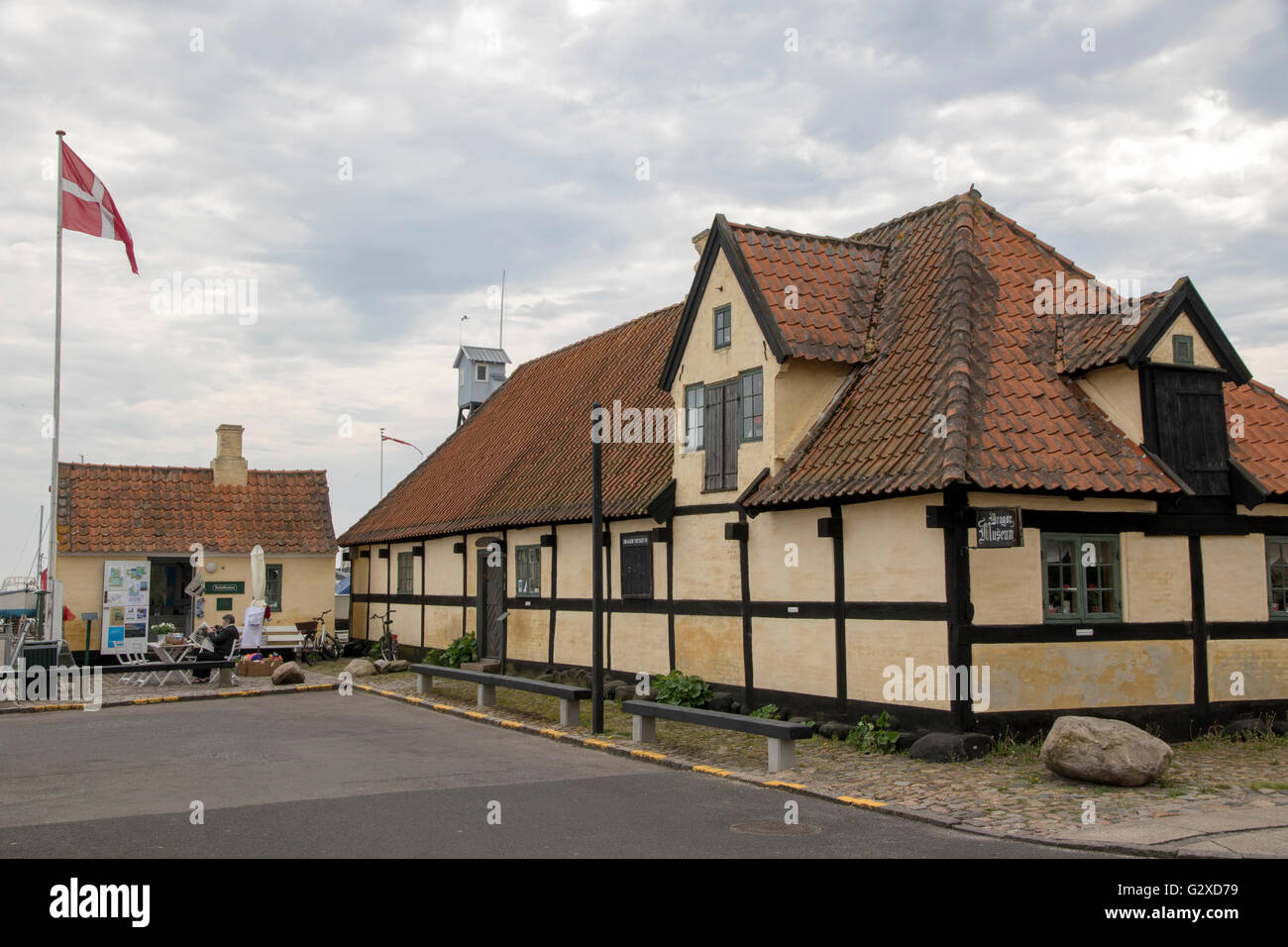 Historic Maritime Museum building in the fishing village of Dragør near ...