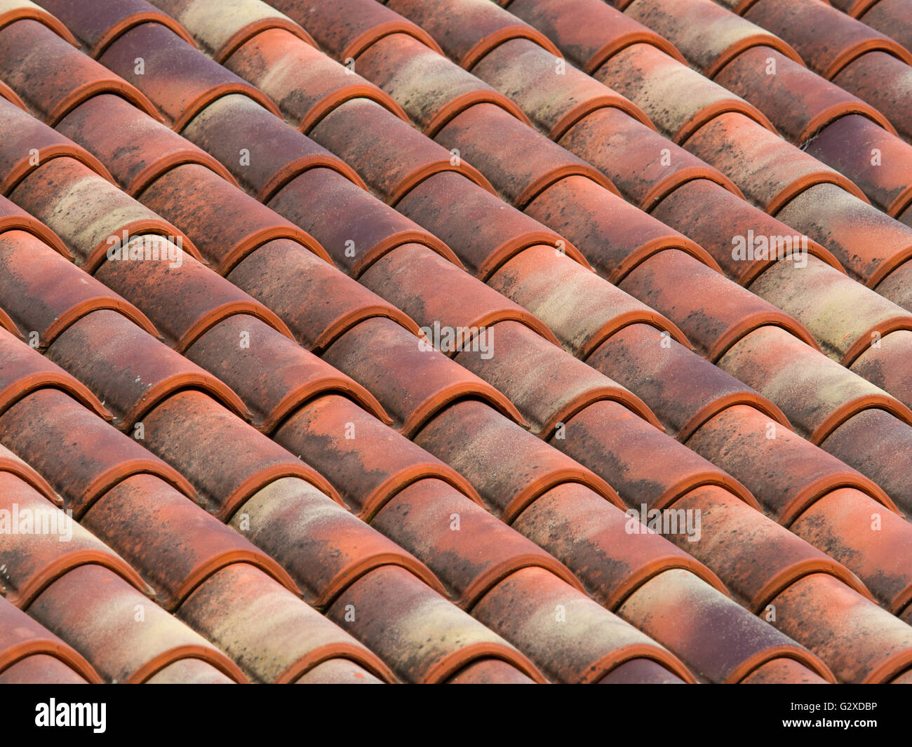 Terracotta Clay Roofing Tiles Stock Photos Terracotta Clay