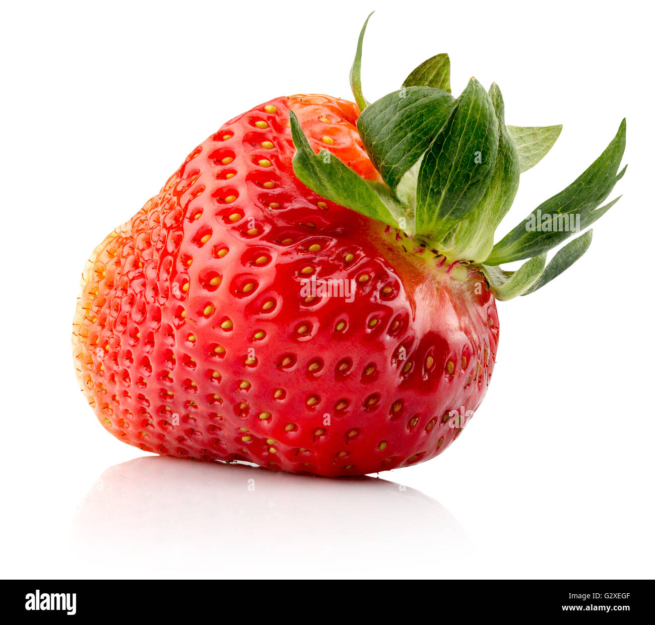 tasty strawberry isolated on the white background Stock Photo - Alamy