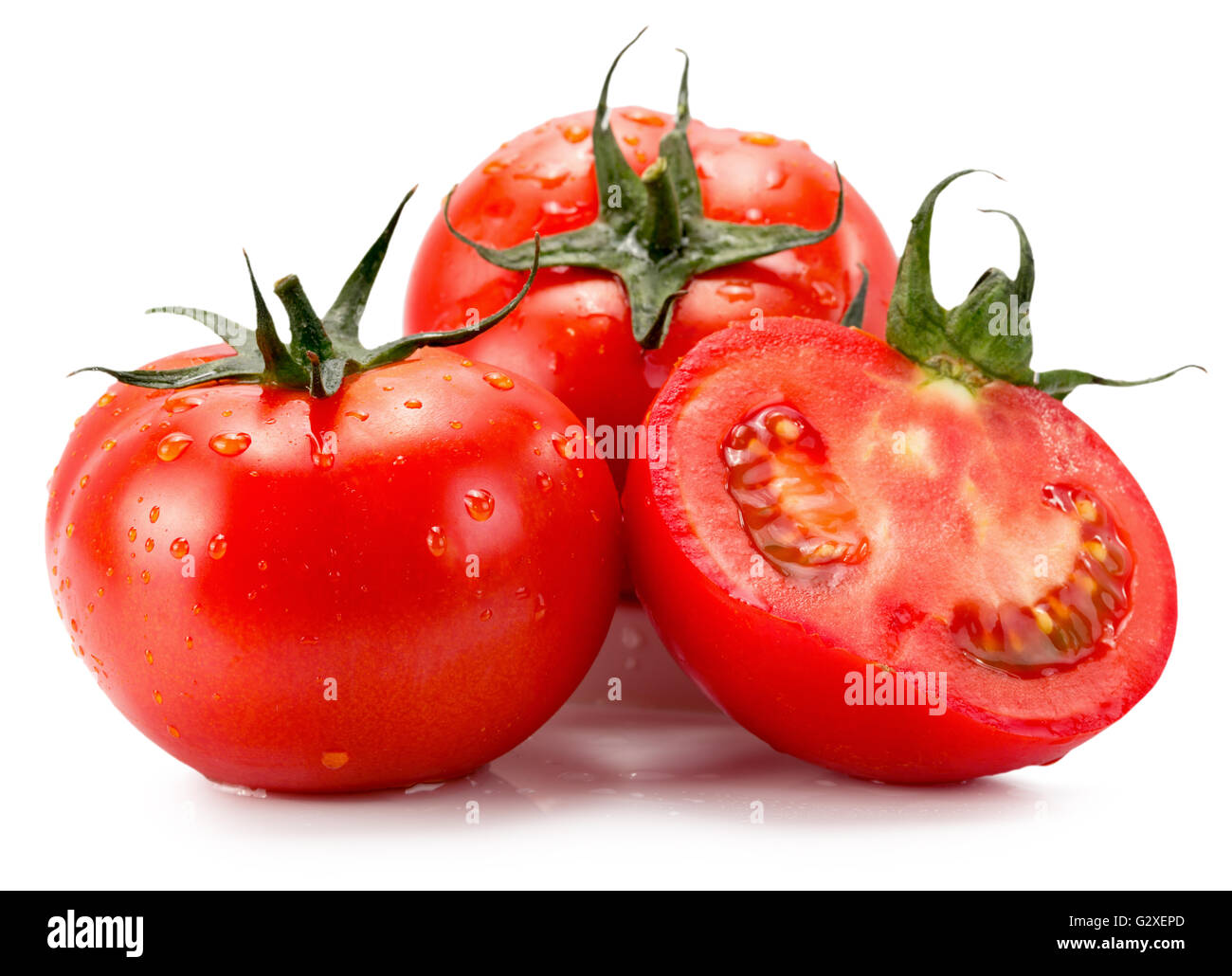 tomatoes isolated on the white background Stock Photo - Alamy
