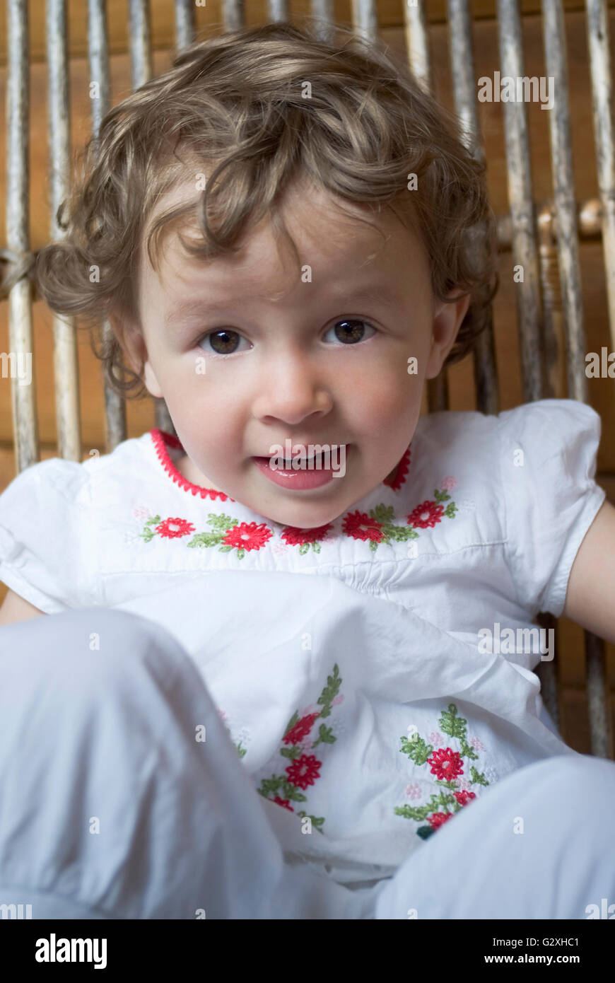 Baby girl closeup outdoor Stock Photo - Alamy