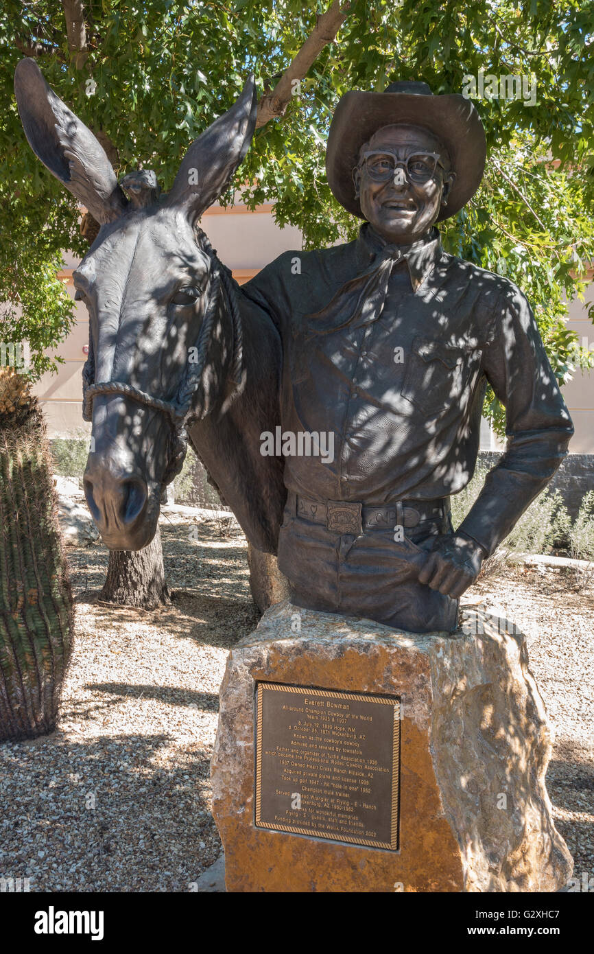Arizona, Wickenburg, Everett Bowman, World Champion All Around Cowboy