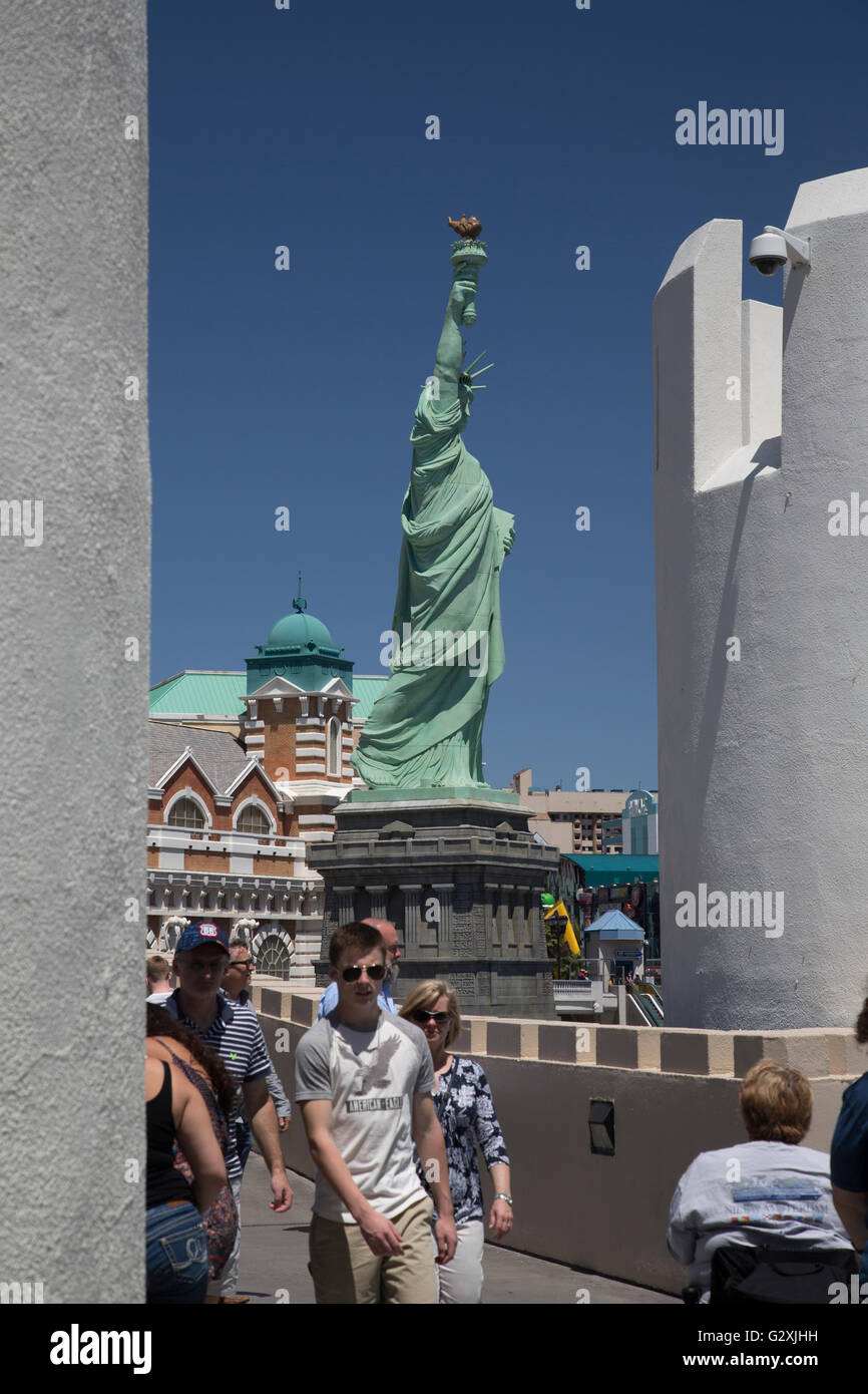 Replica Statue of Liberty in Las Vegas Nevada USA Stock Photo Alamy
