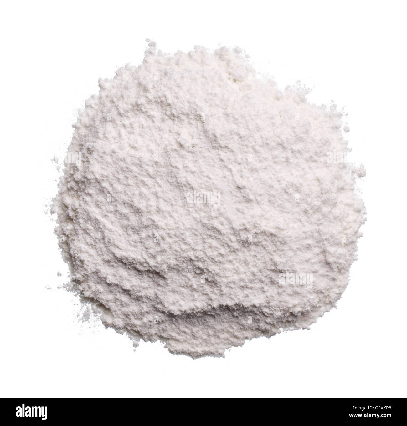 flour isolated on a white background clipping path Stock Photo