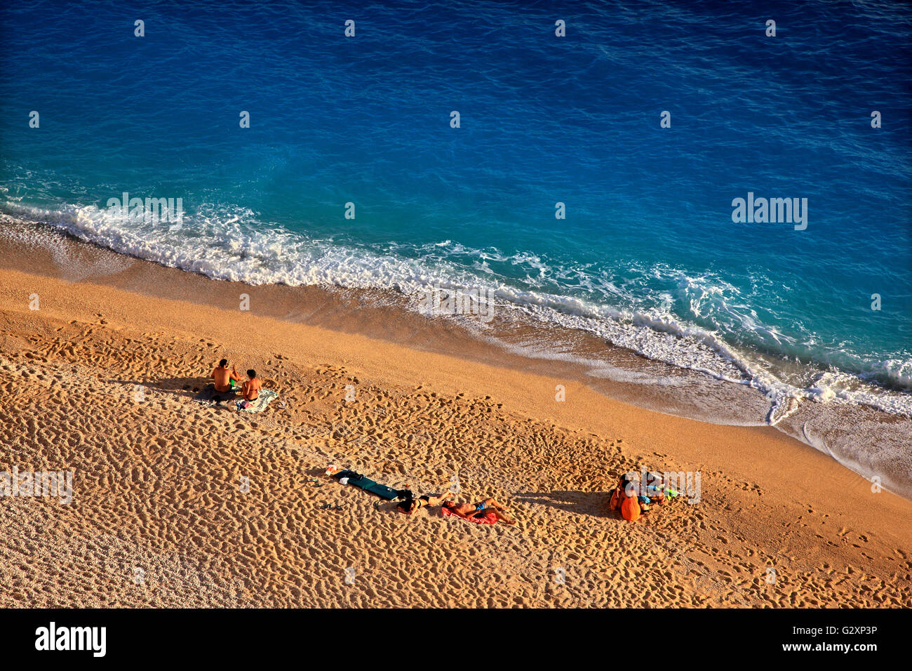Kaputas beach, between Kalkan and Kas towns, Lycia, Antalya province, Lycia, Turkey. Stock Photo