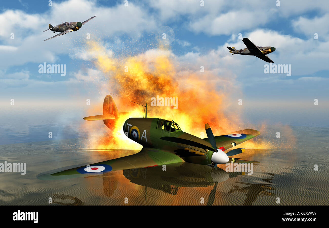 The Battle Of Britain Stock Photo - Alamy