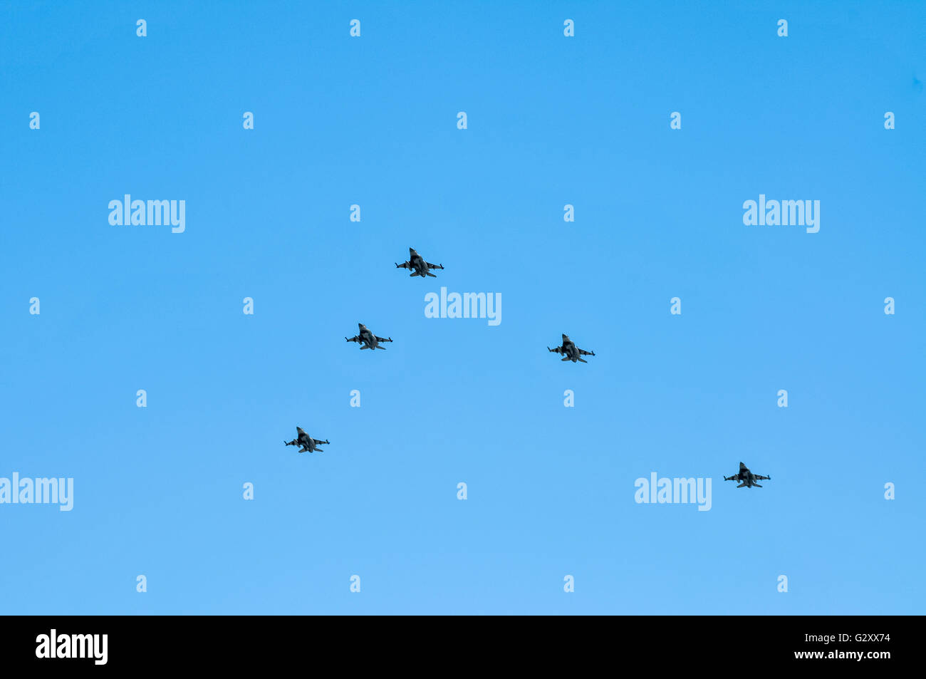 Israeli Air force Independence Day Show Stock Photo Alamy