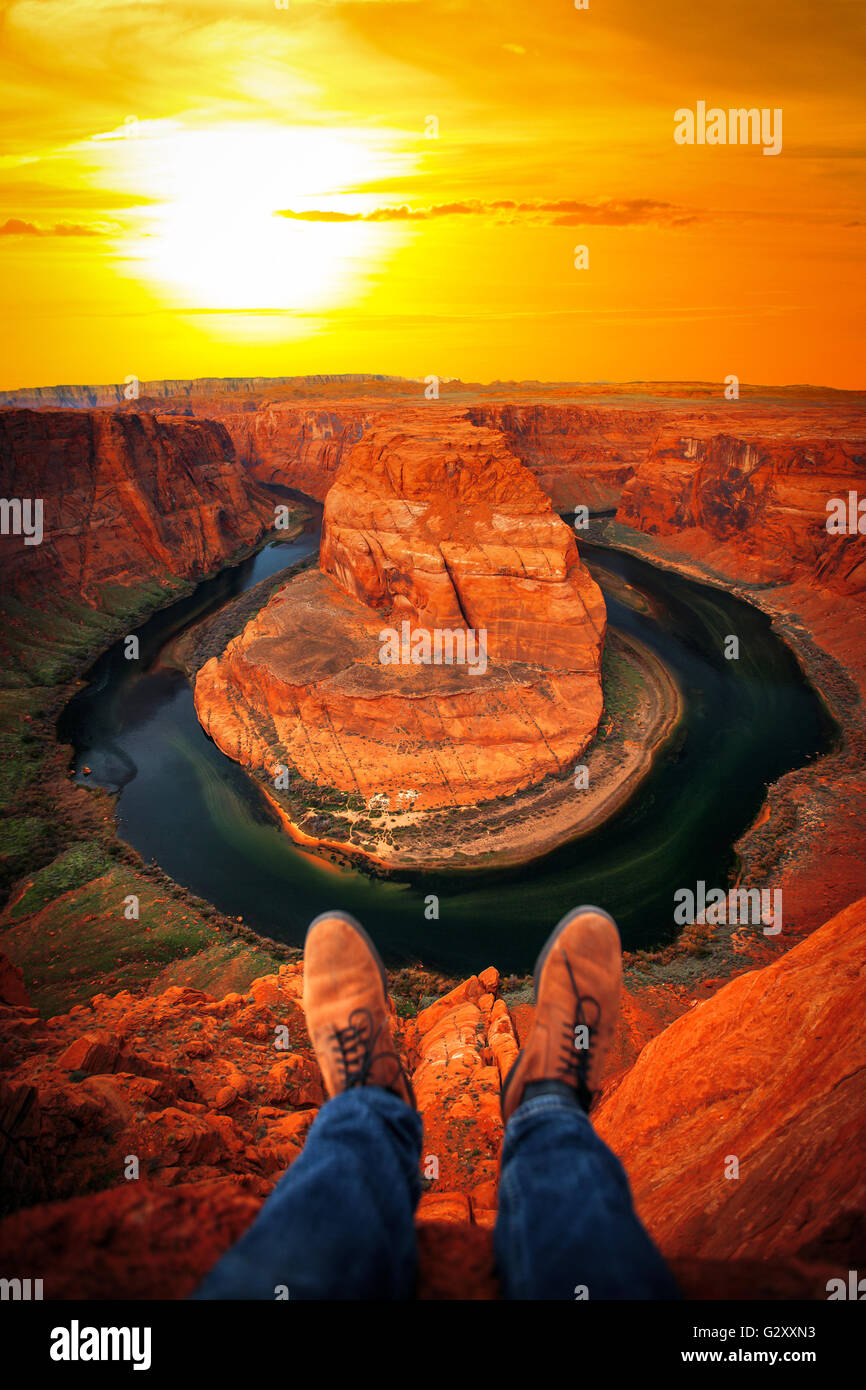 famous view of Grand Canyon , Arizona, USA Stock Photo Alamy