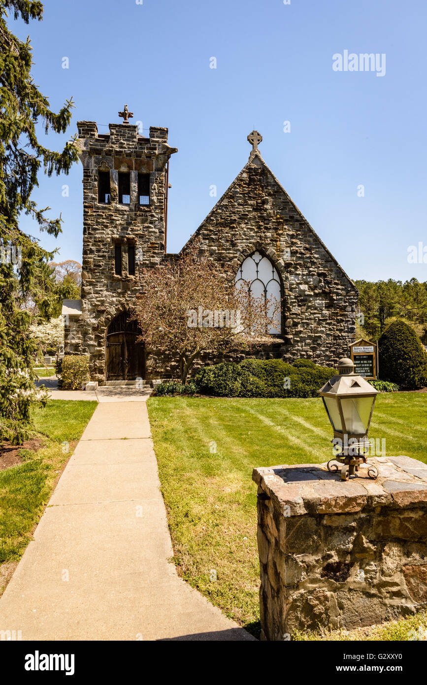 Baldwin Memorial United Methodist Church, Millersville, MD Stock Photo