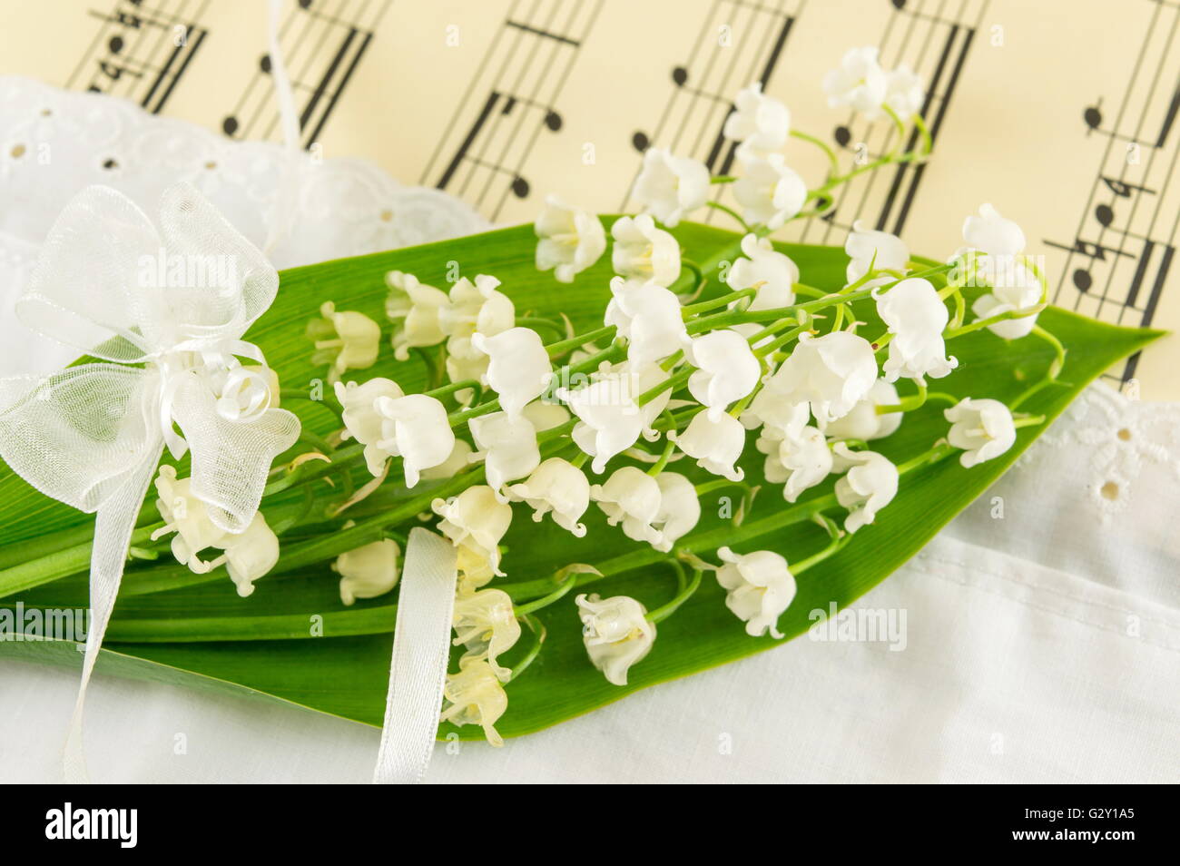 Lily of the valley flowers bouquet Stock Photo - Alamy