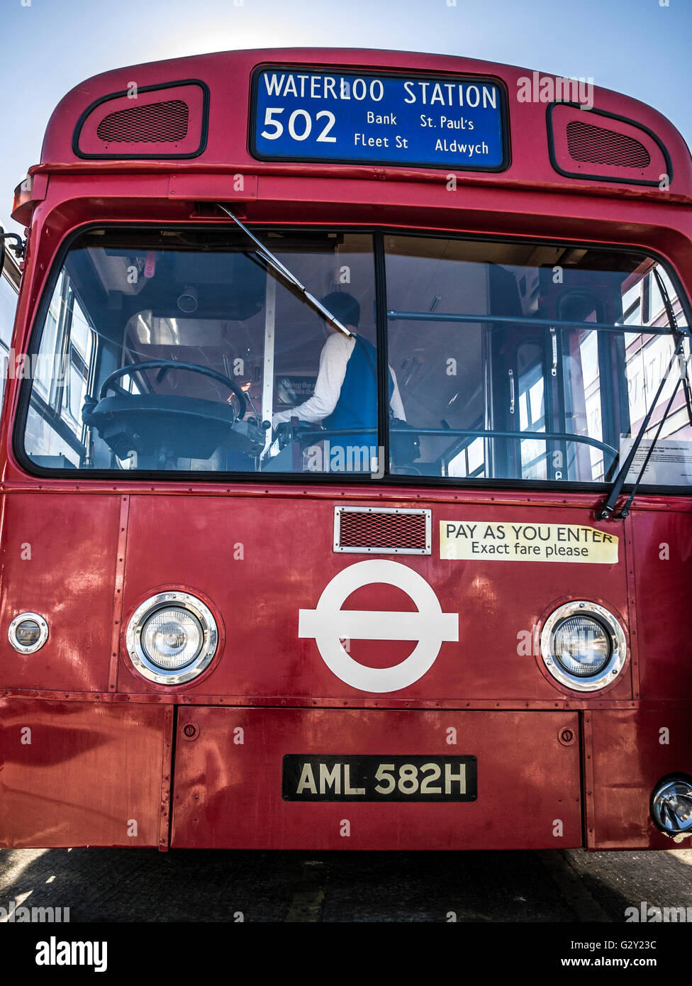 Single decker london bus hi res stock photography and images Alamy