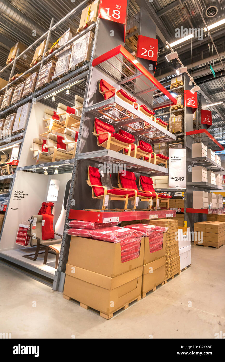 Largest distribution warehouse shelves hires stock photography and