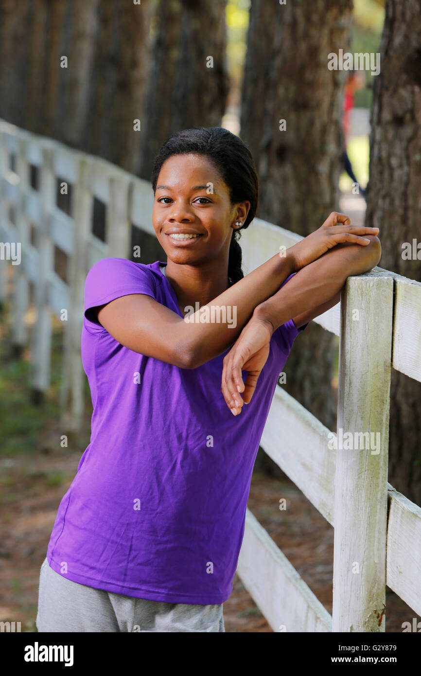 Gabby Douglas at the Karolyi Ranch, the USA Gymnastics National Team ...
