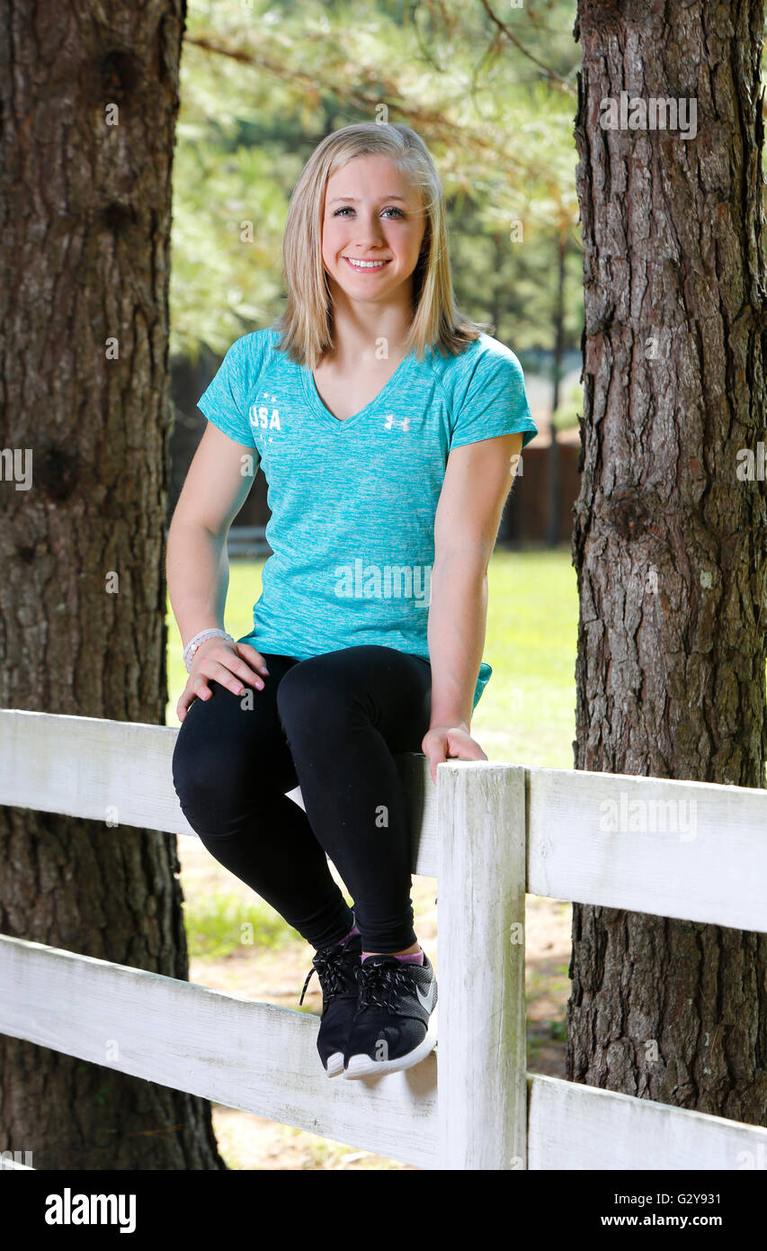 Bailie Key at the Karolyi Ranch, the USA Gymnastics National Team ...
