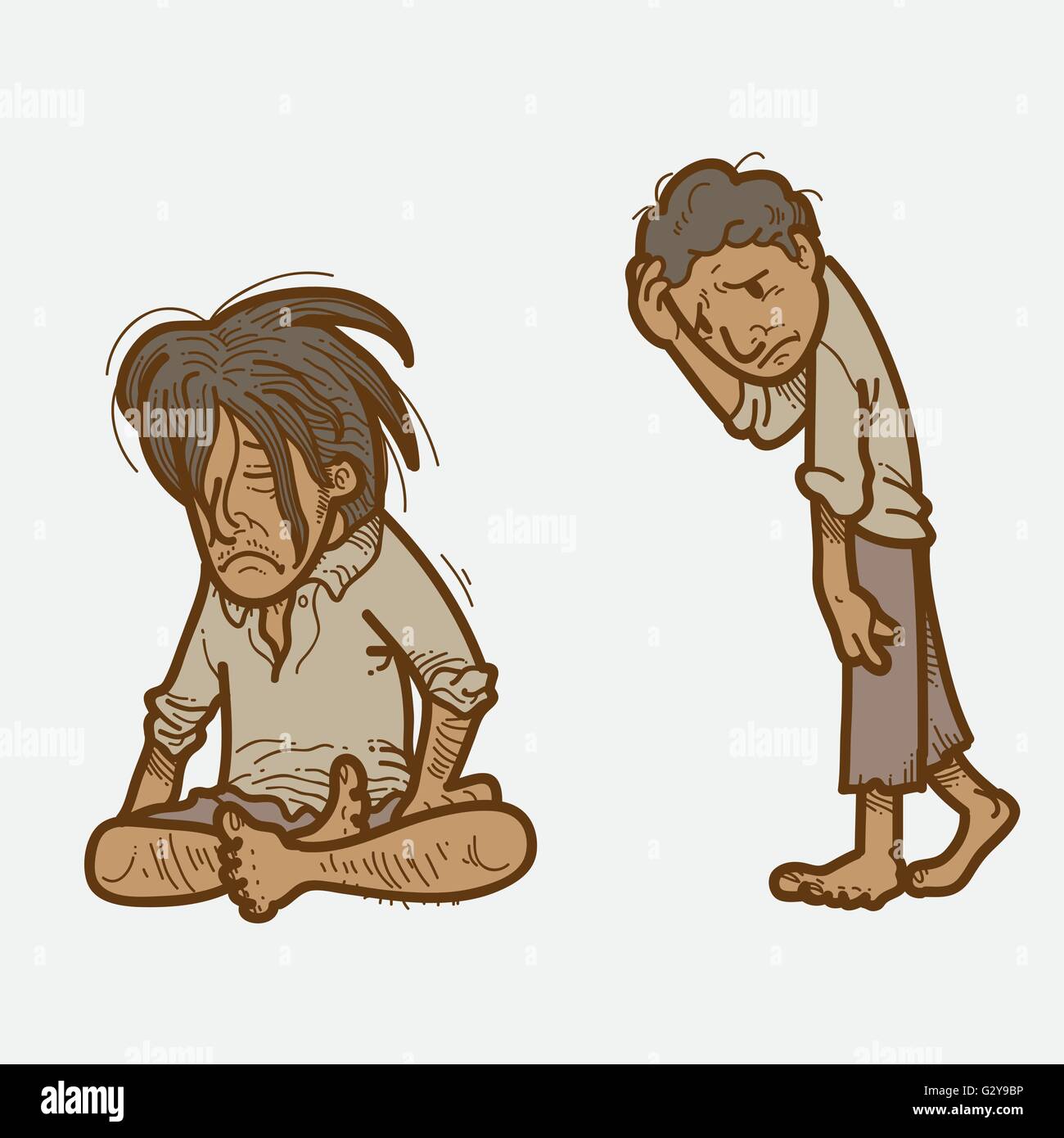 1,000+ Drawing Of The Person Begging Illustrations, Royalty-Free Vector  Graphics & Clip Art - iStock