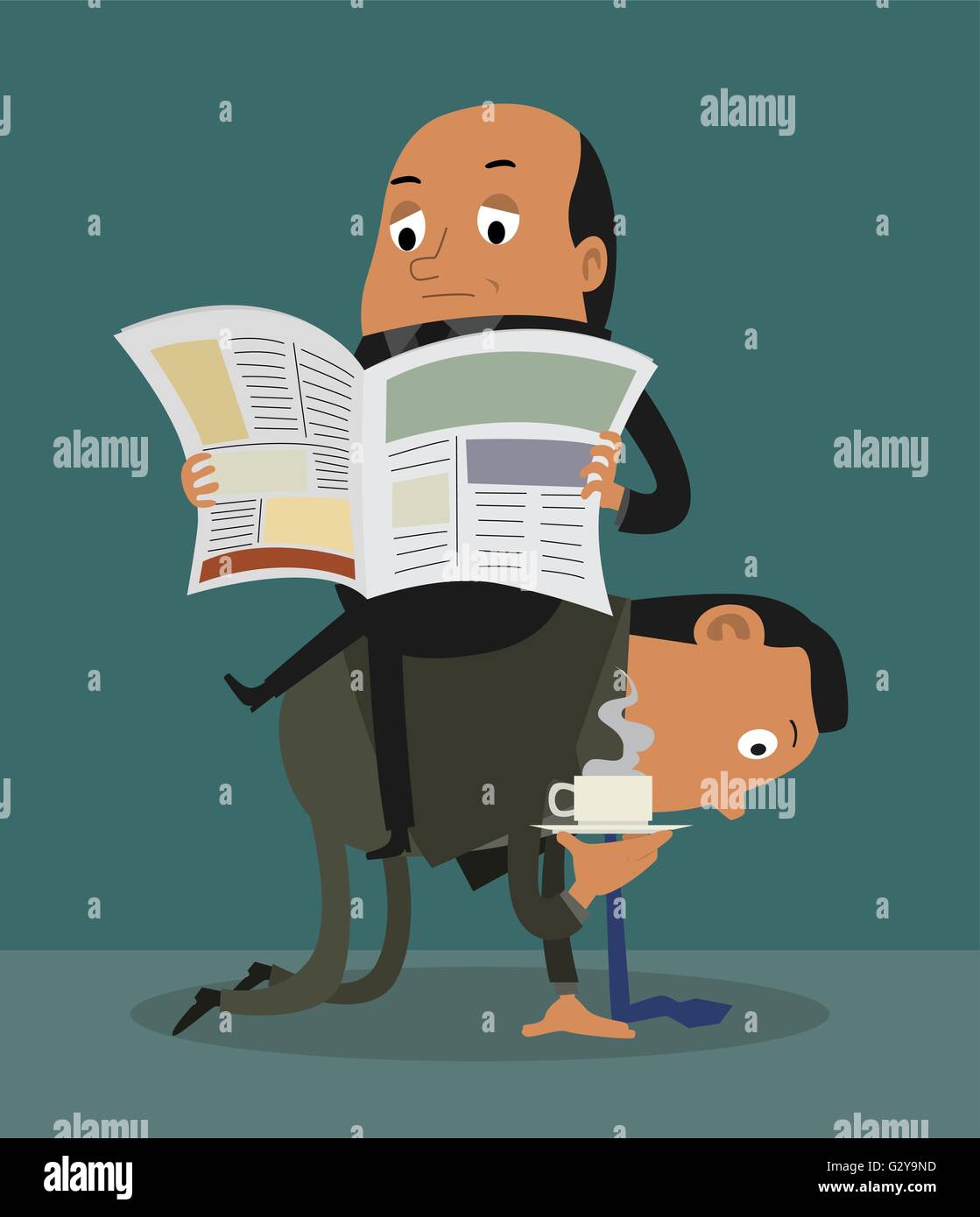 Boss and employee Stock Vector Image & Art - Alamy