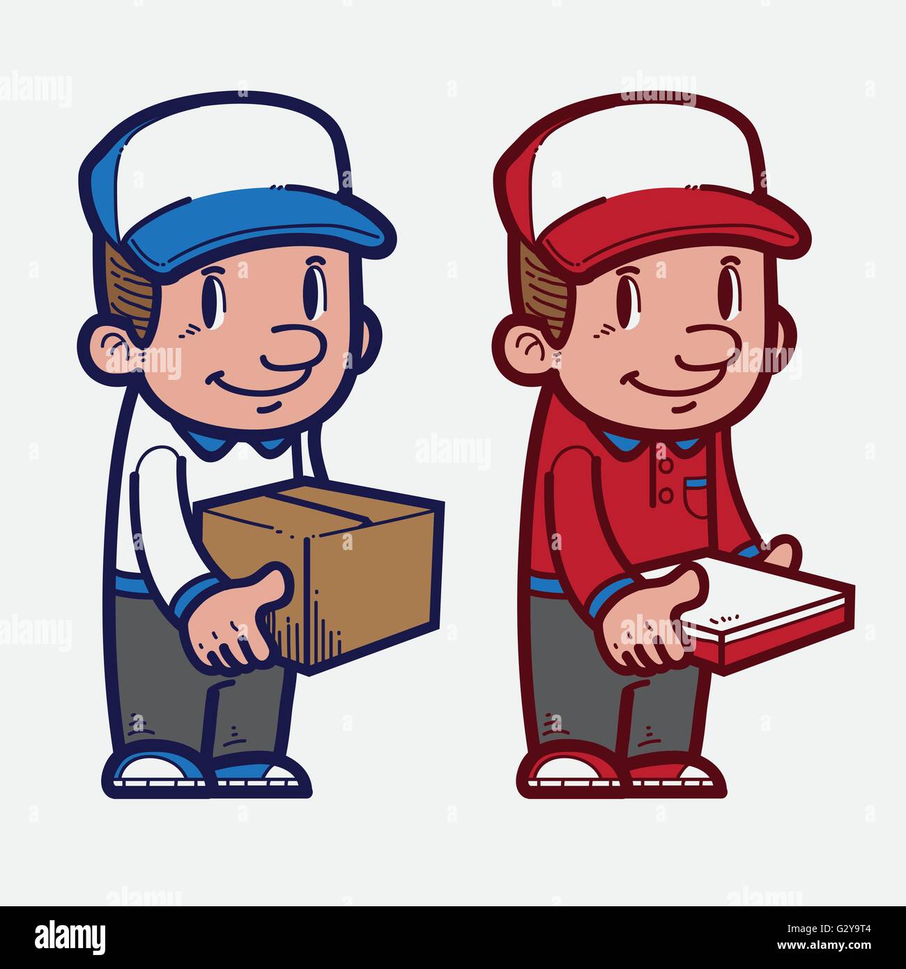 Delivery man Stock Vector