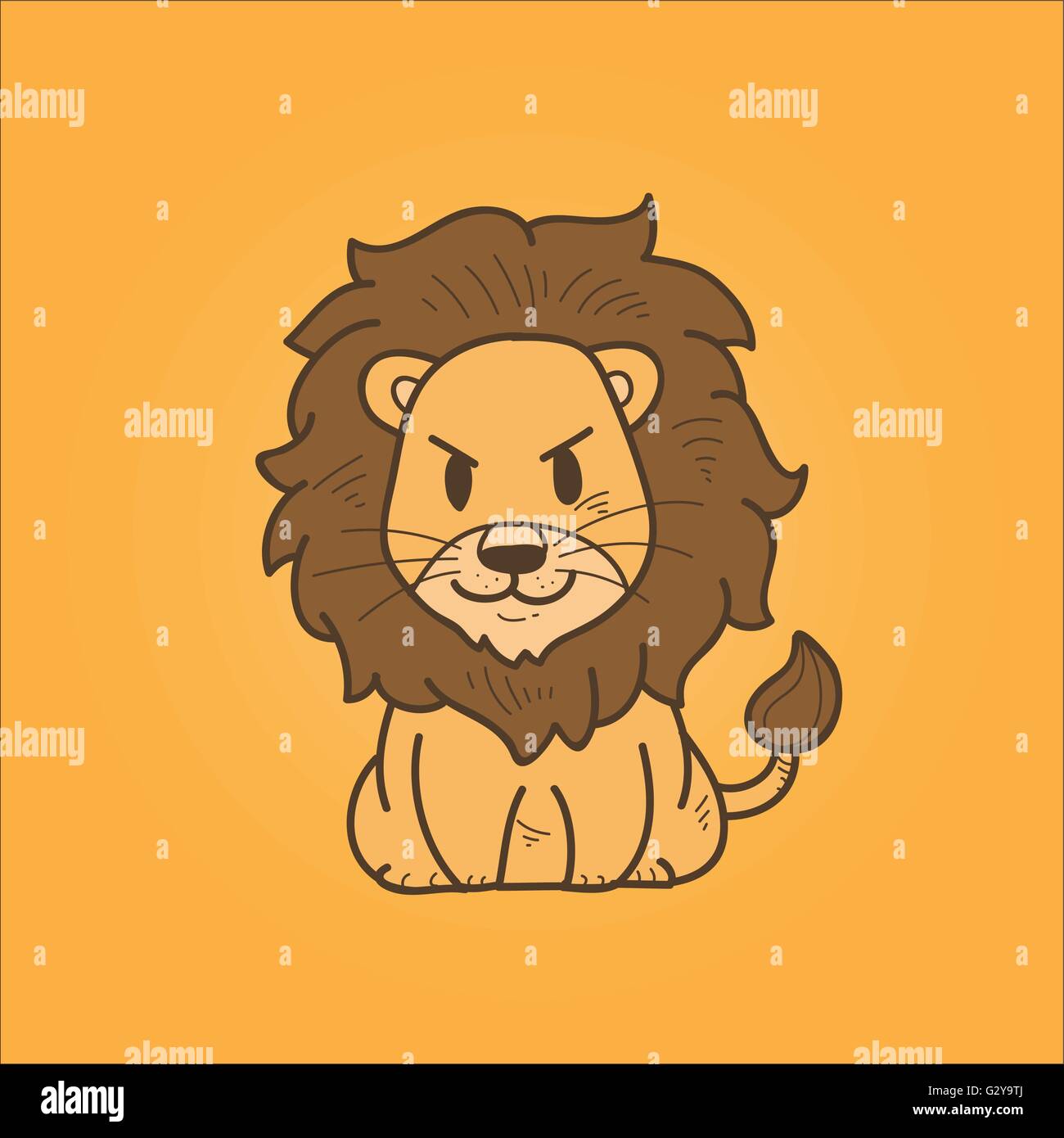 Hand drawn lion hires stock photography and images Alamy