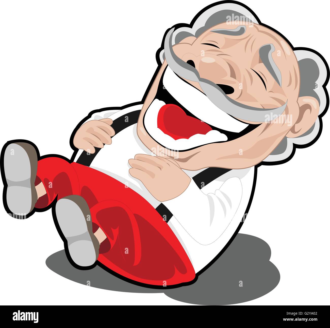 funny old man cartoon character