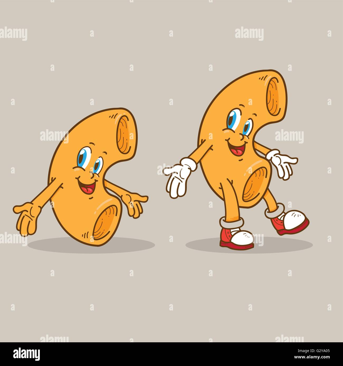 Macaroni Cartoon Stock Vector Image & Art - Alamy
