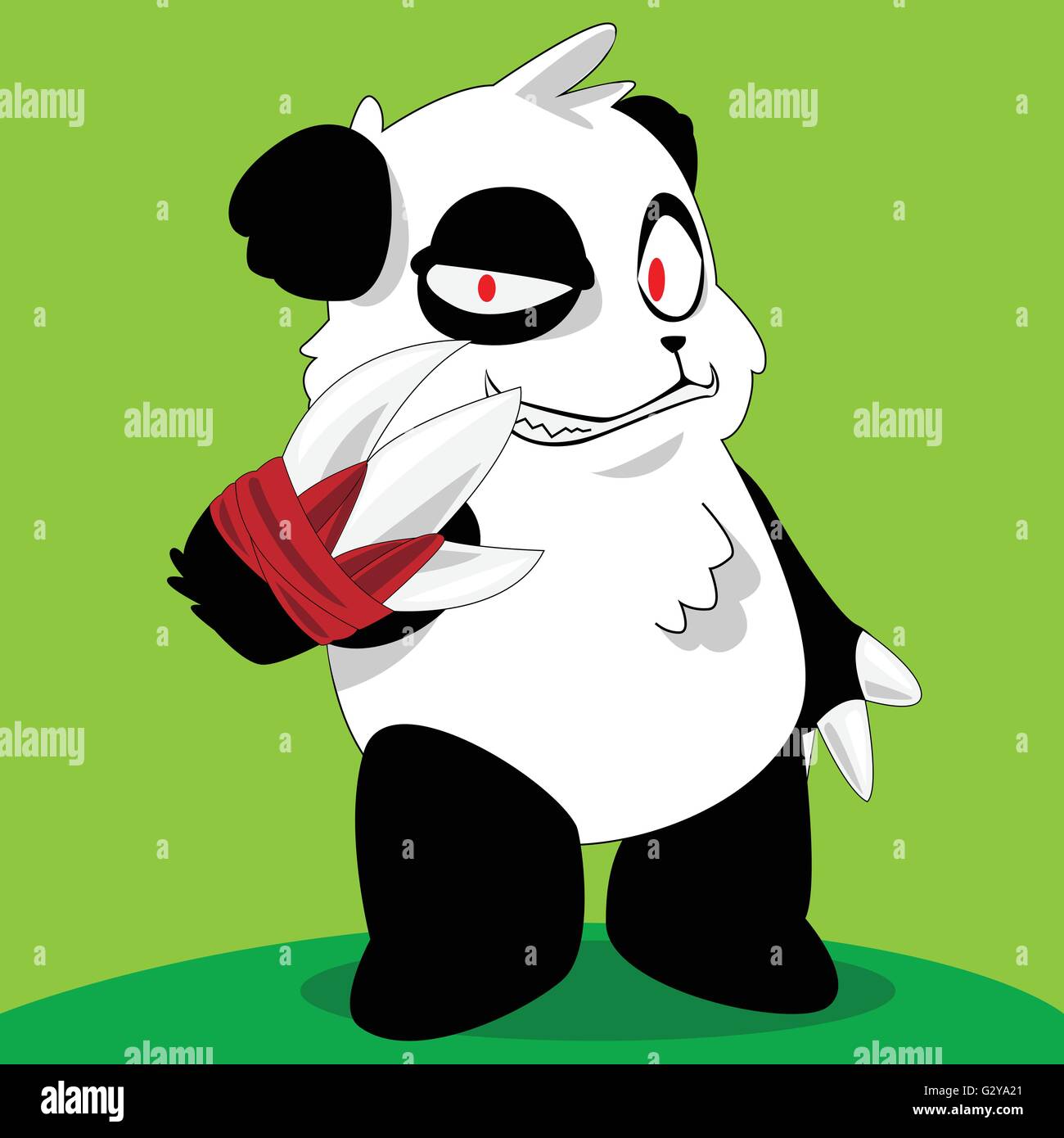 Panda cartoon Stock Vector
