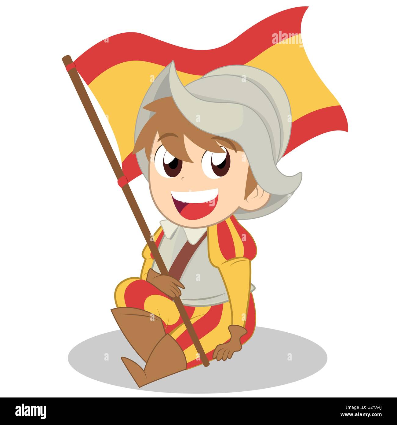 Spaniard Soldier Stock Vector