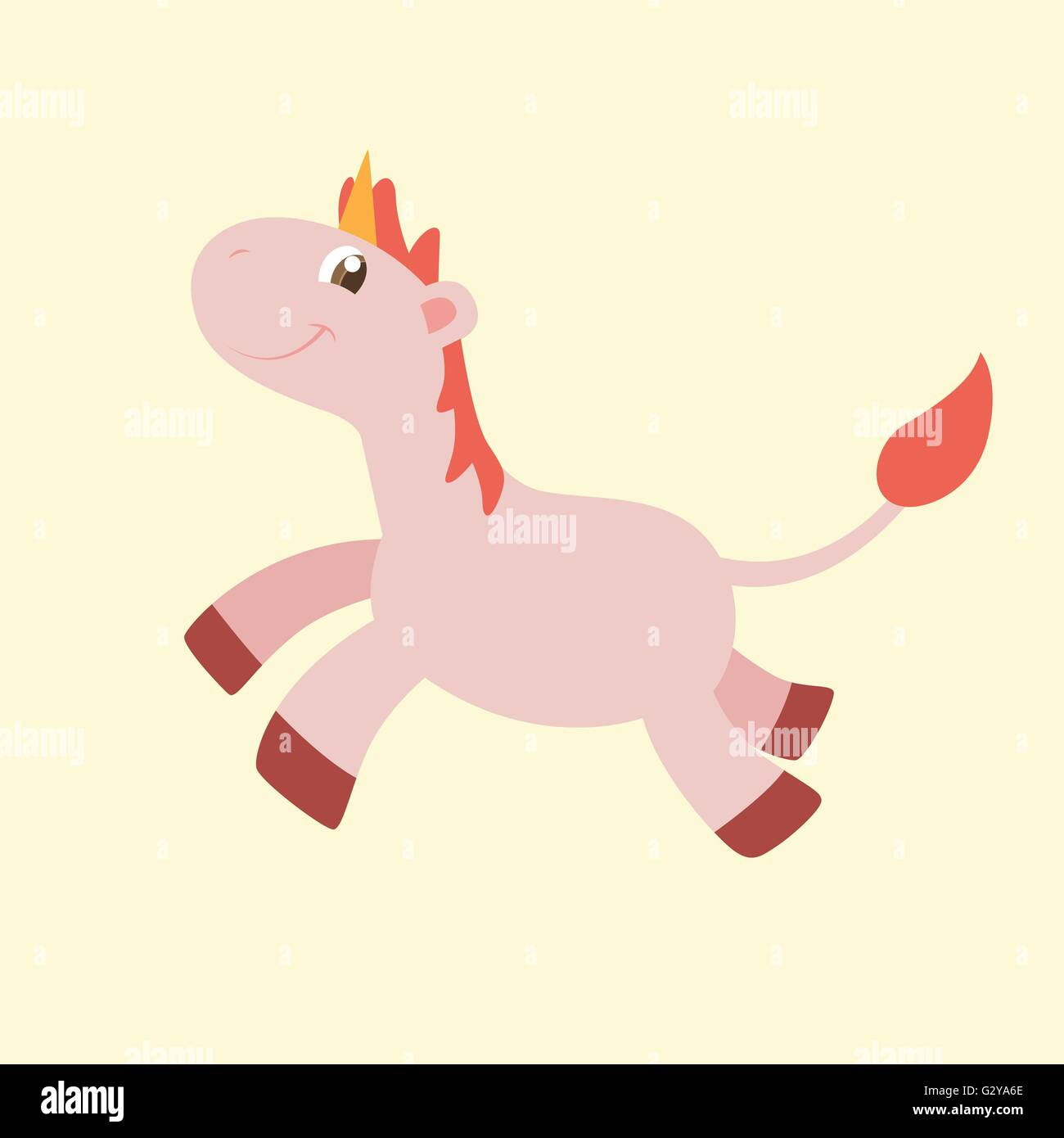 Cartoon Unicorn Stock Vector