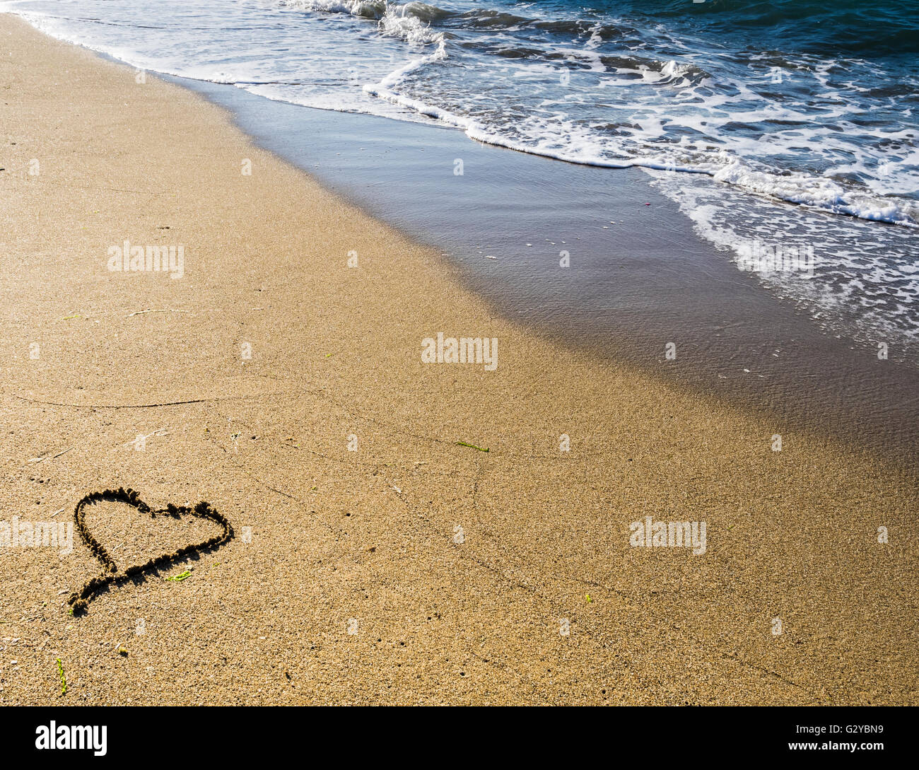 Lonely heart Stock Photo