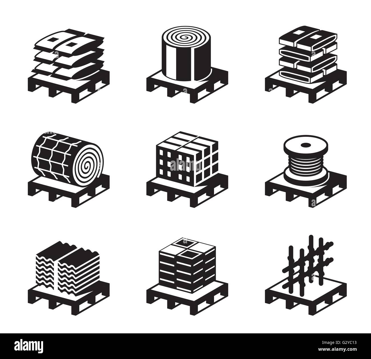 Construction and building materials vector illustration Stock Vector