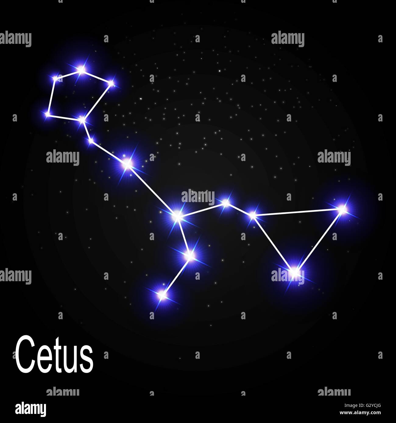 Cetus constellation hi-res stock photography and images - Alamy