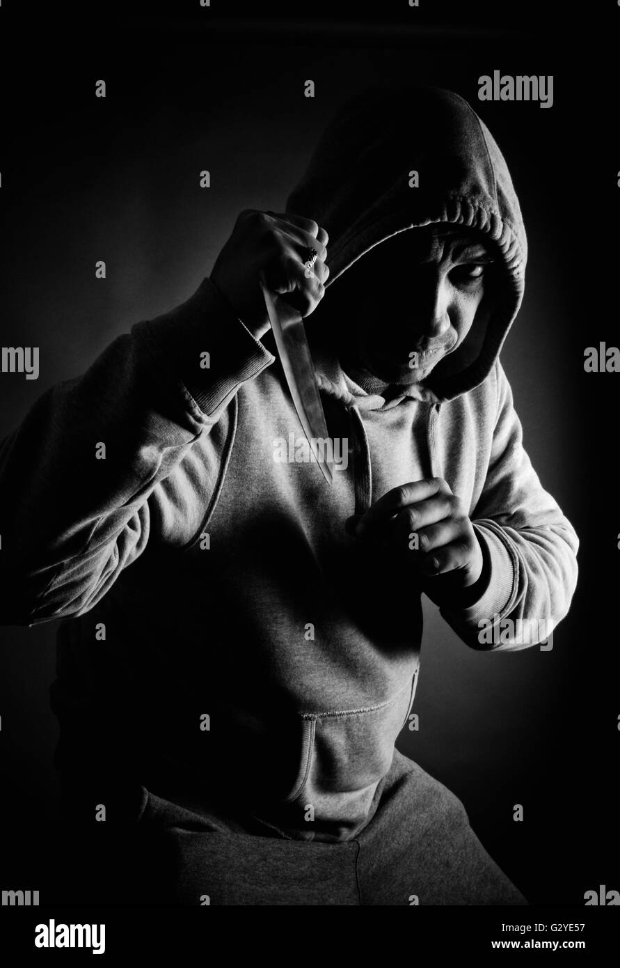 Hooded gangs hires stock photography and images Alamy