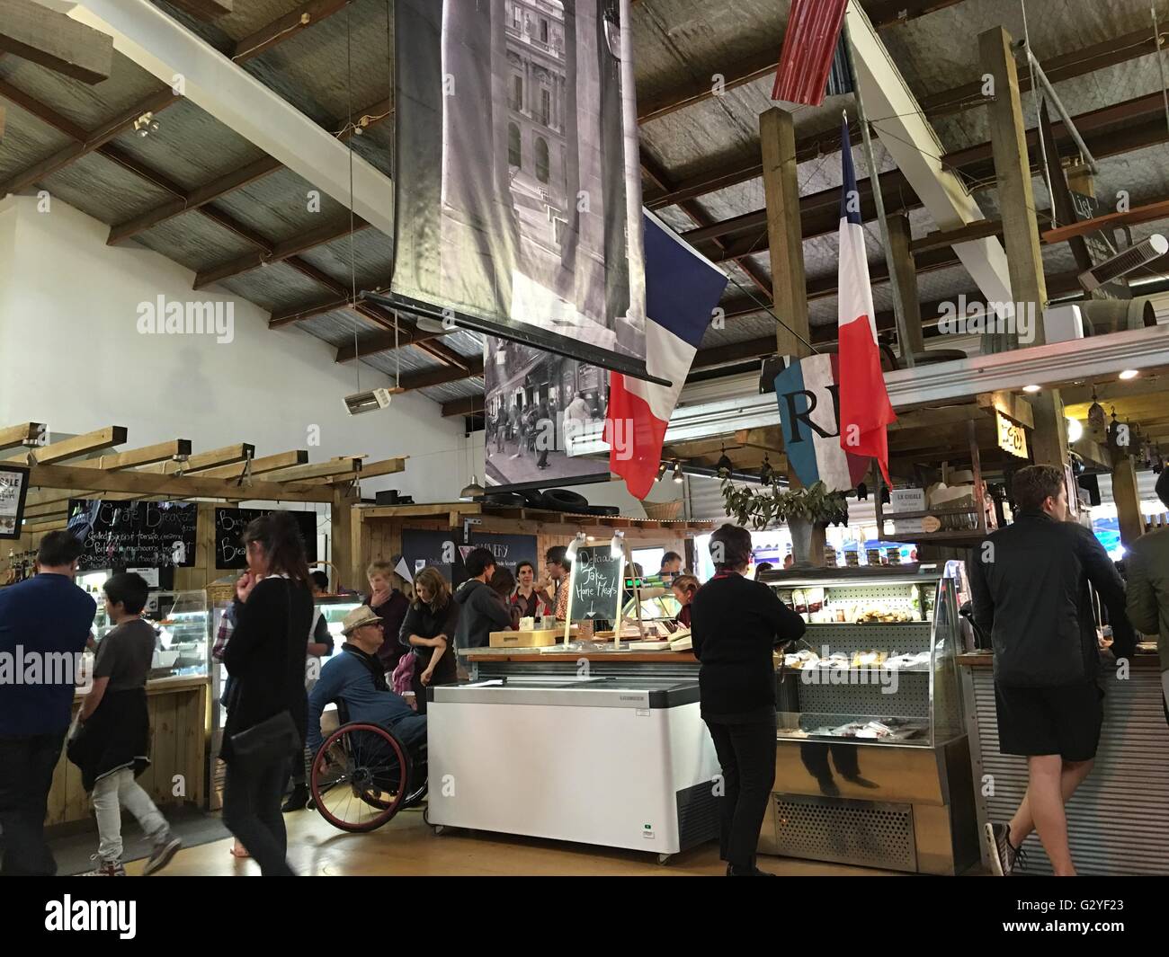 AUCKLAND,JUNE 4: Food lovers gather to buy and taste top quality products from both New Zealand artisan producers and growers and from overseas at the La Cigale French Market in Auckland, New Zealand on June 4, 2016. Credit:  Aloysius Patrimonio/Alamy Live News Stock Photo