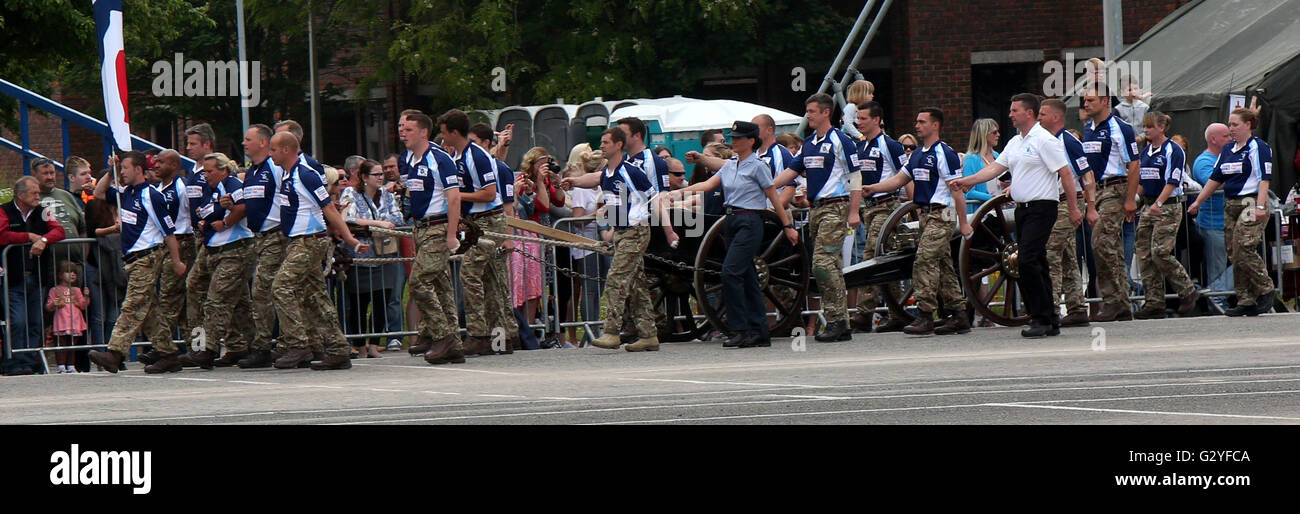 Fareham, Hampshire, UK. 4th June 2016. The most spectacular event took