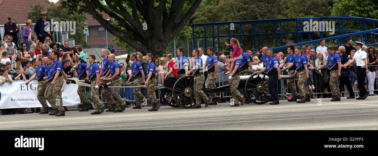 Fareham, Hampshire, UK. 4th June 2016. The most spectacular event took