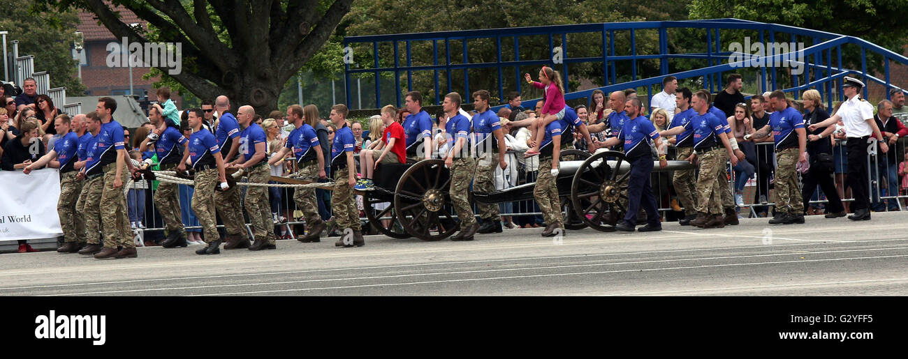 Fareham, Hampshire, UK. 4th June 2016. The most spectacular event took