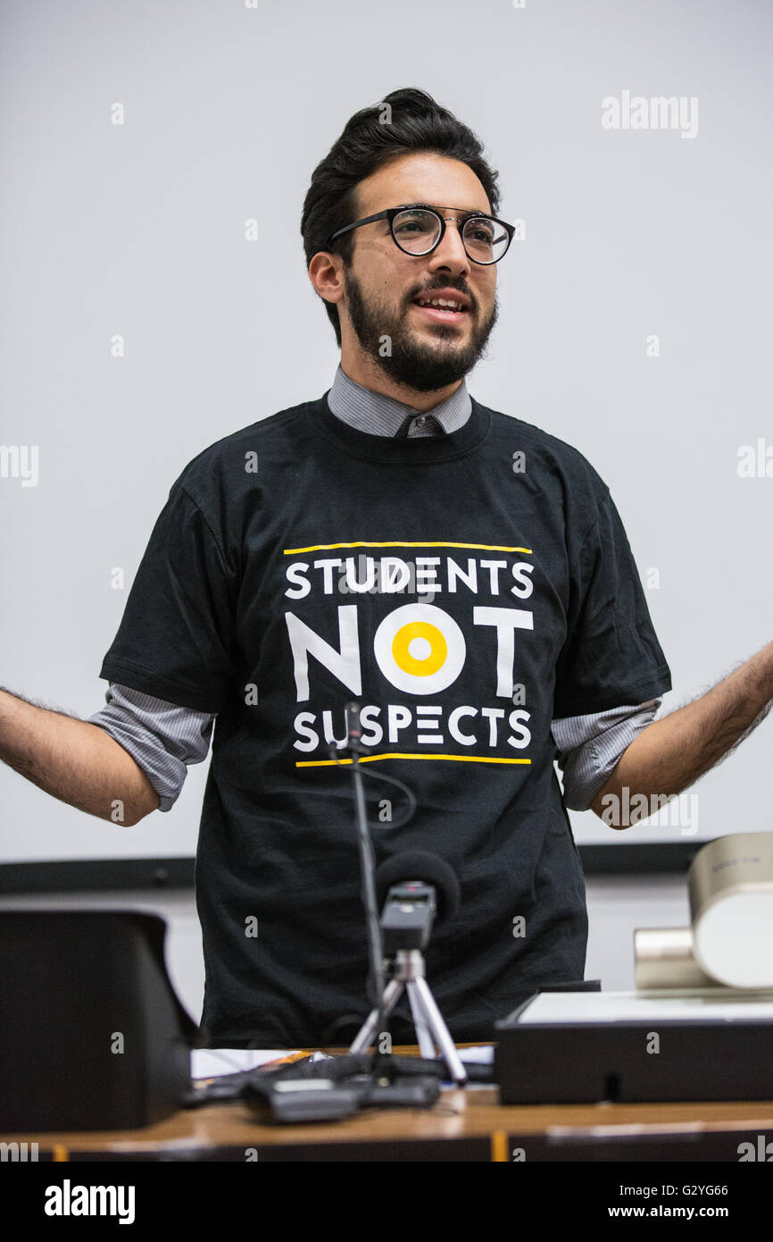 London, UK. 4th June, 2016. Daniel Nasr, President of Goldsmiths
