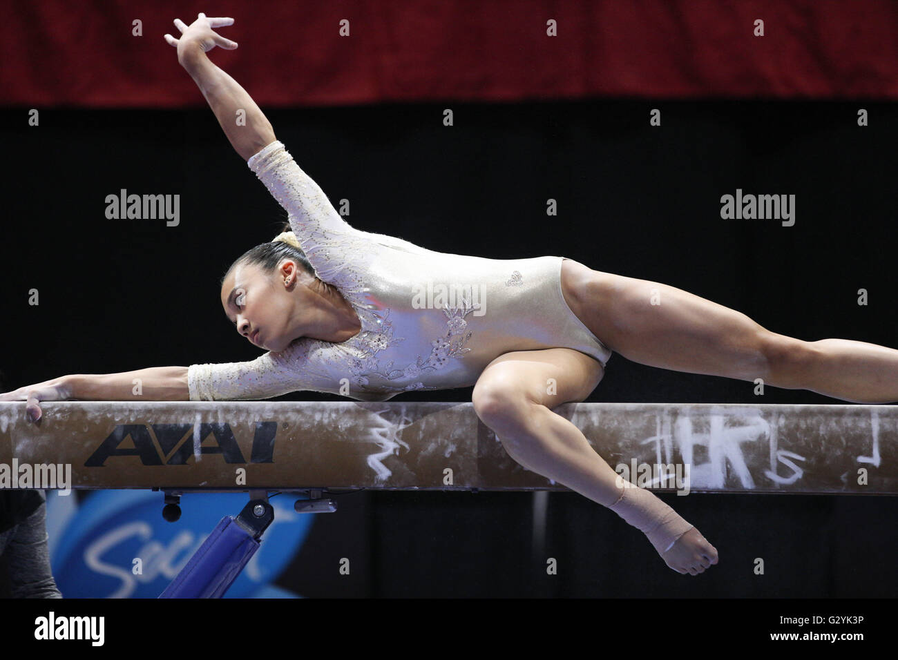 The All Around. 4th June, 2016. Gymnast Lauren Navarro (Gliders