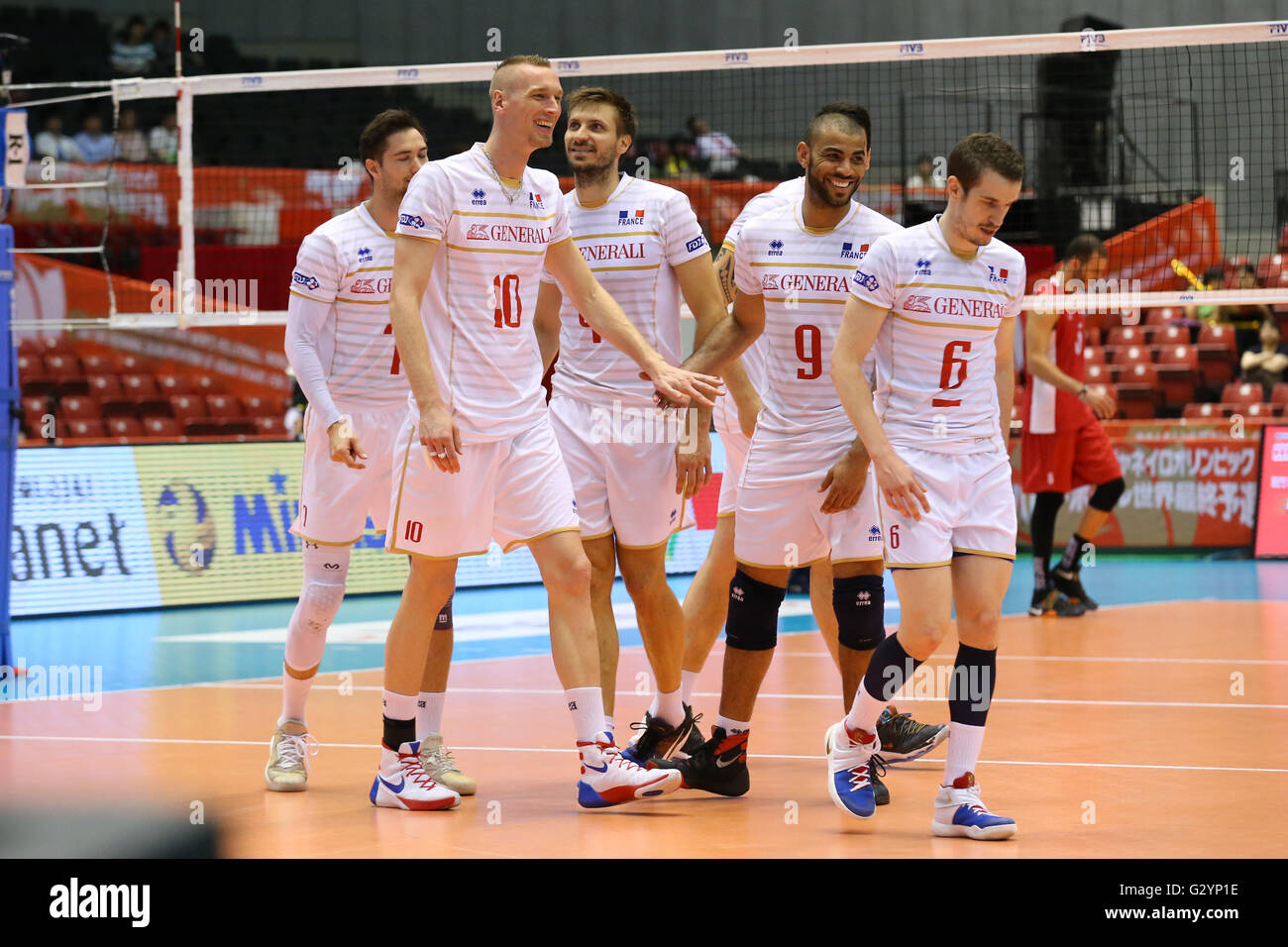 France team group, JUNE 4, 2016 Volleyball Men's Volleyball World Final Qualification for