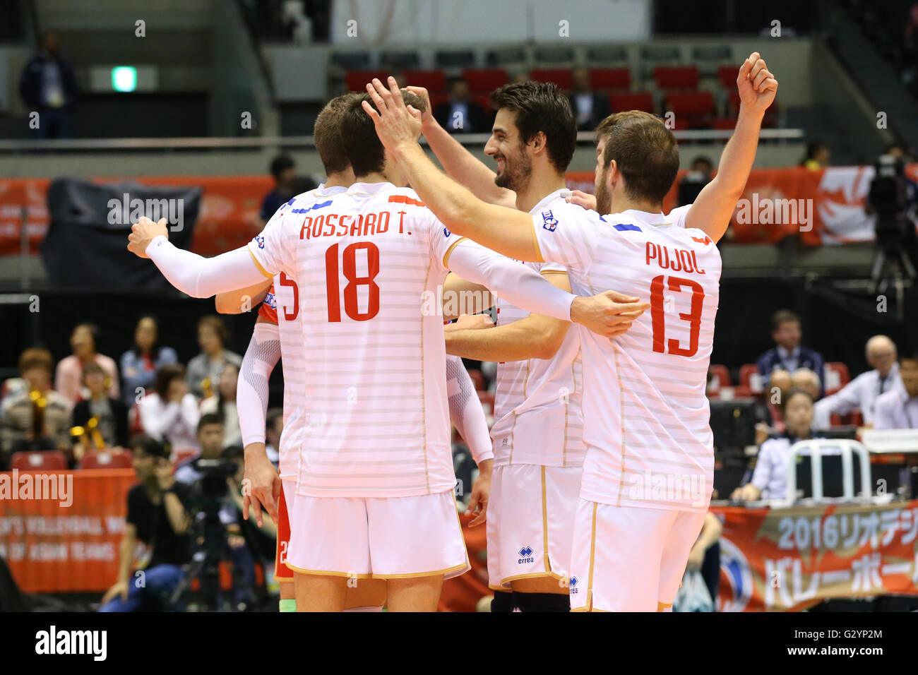 France team group, JUNE 4, 2016 Volleyball Men's Volleyball World Final Qualification for