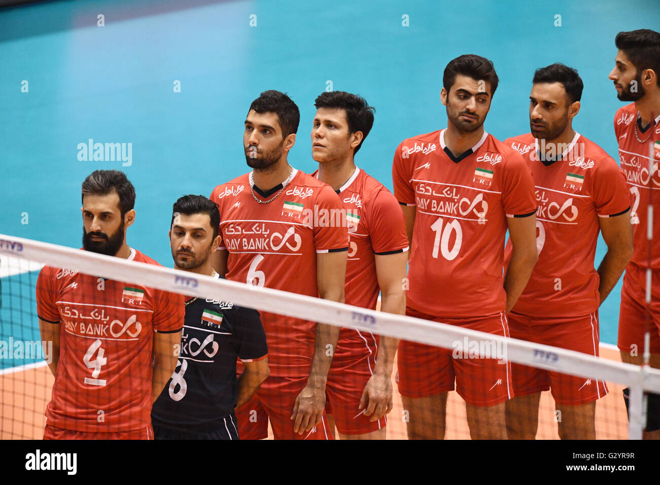 Iran team group (IRI), JUNE 5, 2016 - Volleyball : Men's Volleyball World  Final Qualification for the Rio