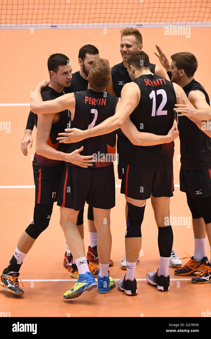 Canada team group (CAN), JUNE 5, 2016 - Volleyball : Men's Volleyball World  Final Qualification for the Rio